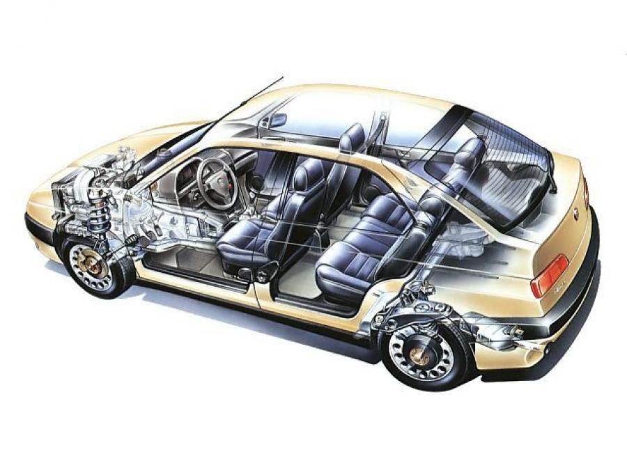 Схема Alfa Romeo 146 1995 года  (WW) (фото 4 из 10)
